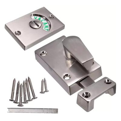 Bolt WC Vacant Engaged Door Lock Toilet Privacy Shower Cubicles Bathroom Bolt