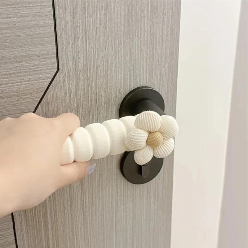 Protective Door Handle Cover Anti Collision Anti Static Decorative Cover For Bedroom Bathroom Home Door Protection