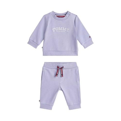 Tommy Hilfiger Childrens/Kids Lettering Sweatshirt & Jogging Bottoms Set