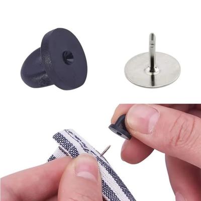 80 Jeux Fermoir Sécurisé Dos de Broche en Caoutchouc Mécanisme de Verrouillage Capuchon de Broche Garde pour Projets de Couture