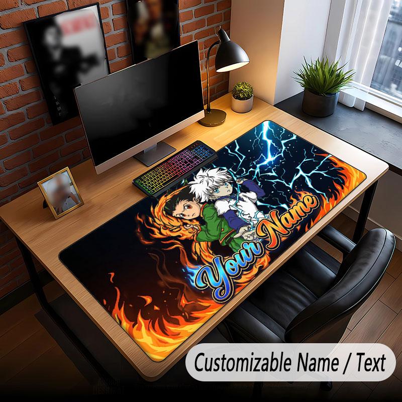 Benutzerdefiniertes, verlängertes Mauspadd, Hunter × Hunter Gaming-Schreibtischmatte für Heim-Büro-Desktop-Dekoration