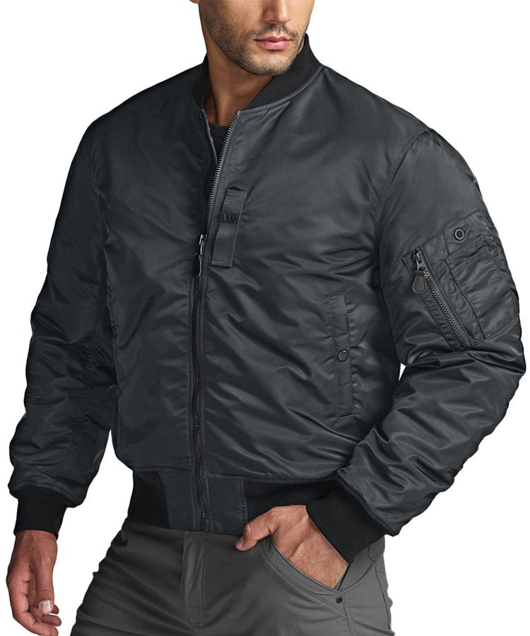 Cqr Classic Ma-1 Padded Bomber Jacket