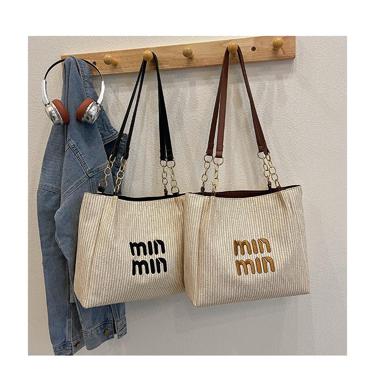 Minmin Teksturowana Torba Crossbody Podpachowa na Ramię - Damska Modna Torba do Dojazdów