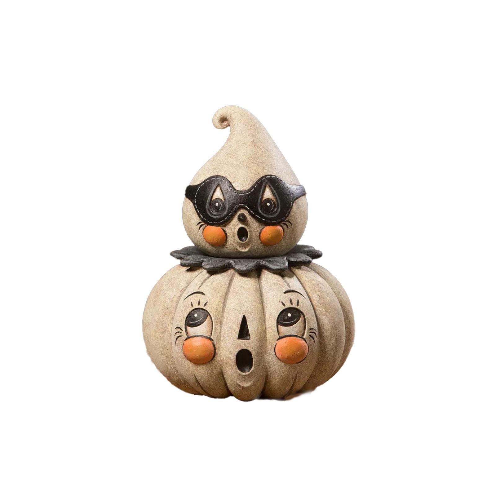 

Halloween Double-layer Funny Pumpkin Ornament One Size