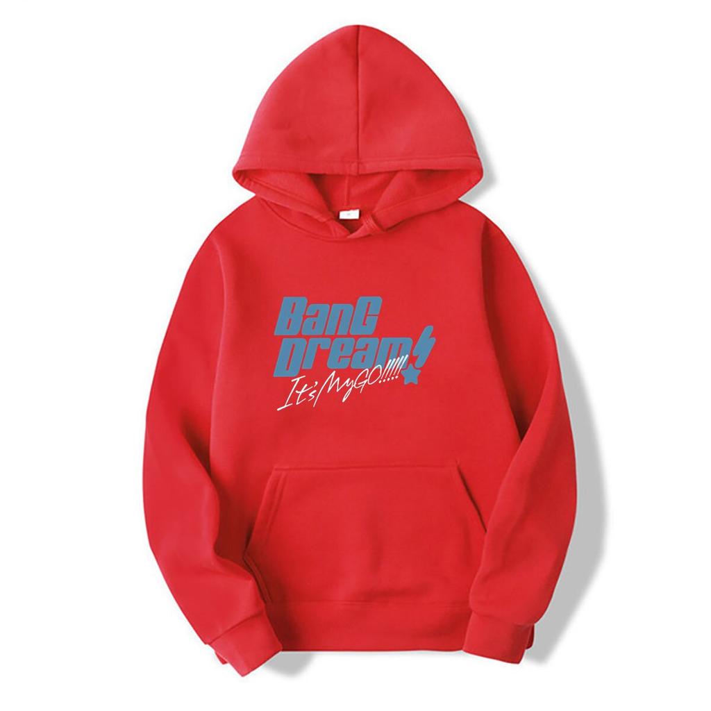 BanG Dream MyGO Cosplay Logo Hoodies für Damen und Herren, BanG Dream Vintage Hoodies, bedruckte Kleidung aus reiner Baumwolle