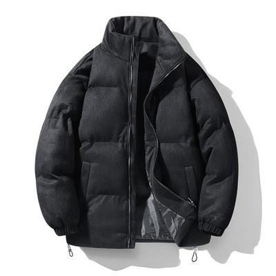 Heißverkaufende Baumwollwattierte Jacke Herren Winter Verdickt Retro Kurze Baumwollwattierte Jacke Trendige Marke Locker Freizeit Brotjacke