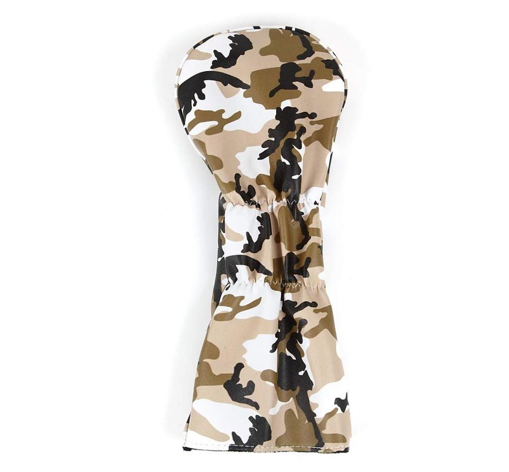 Camouflage Wood Driver Headcover for 460cc Golf Clubs (Brown)