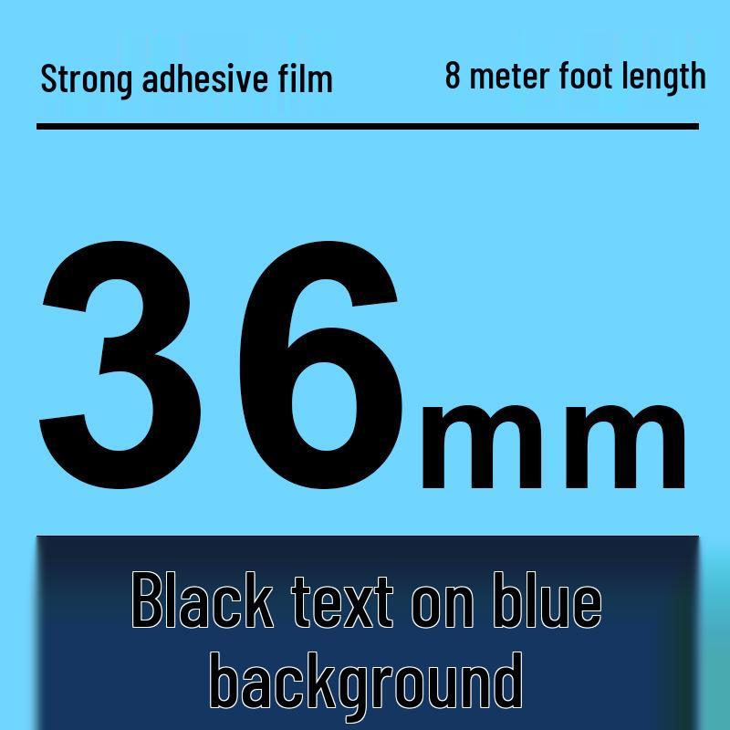 Compatível Fita para Rotulador Brother 12mm: PT-E100B/D210/D450/115B, Autoadesivo Laminado