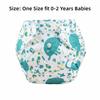 Oddychający Pieluszkowy Majtek Treningowy dla Niemowląt Wielorazowy dla Noworodków Pielucha Materiałowa dla Niemowląt 0-2 lata