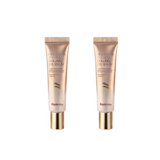 

Farmstay Rice & Bifida Premium Rolling Eye Serum Brightening & Firming Care 25ml x2