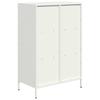 Vidaxl Szafka, Biała, 68X39X103,5 Cm, Stal
