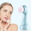 3 In 1 Electric Facial Cleaner Face Cleansing Brush Wash Machine With Base Spa Skin Care Massager Blackhead Cleaning Charging
