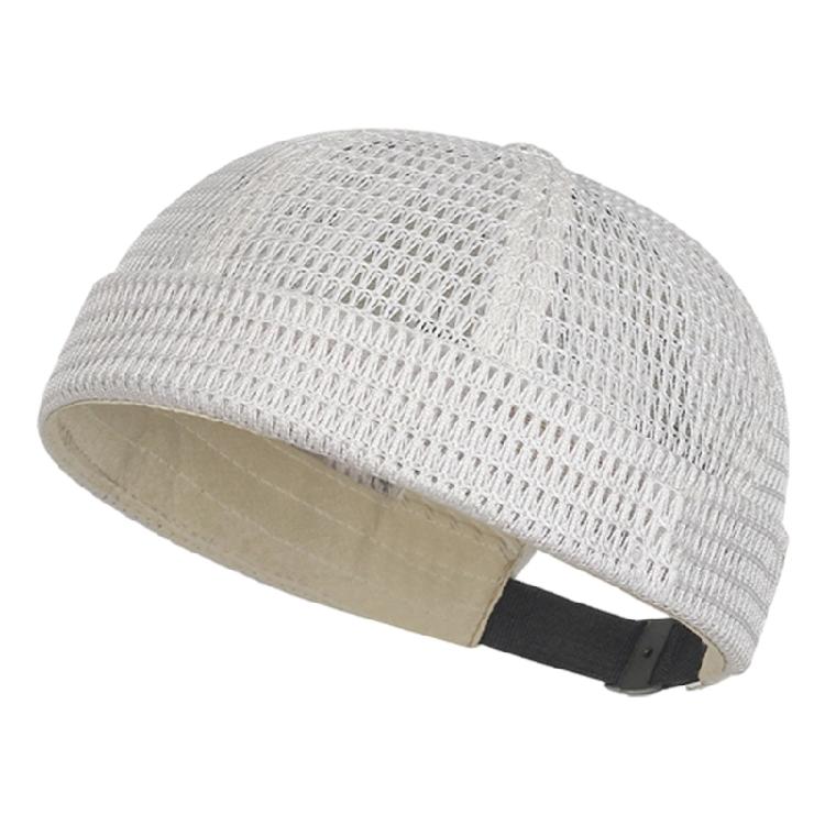 Atmungsaktive Mesh-Sonnenkappe mit verstellbarer Größe, schnelltrocknend, faltbare Docker-Kappe für Herren, für Freizeit und Outdoor-Aktivitäten