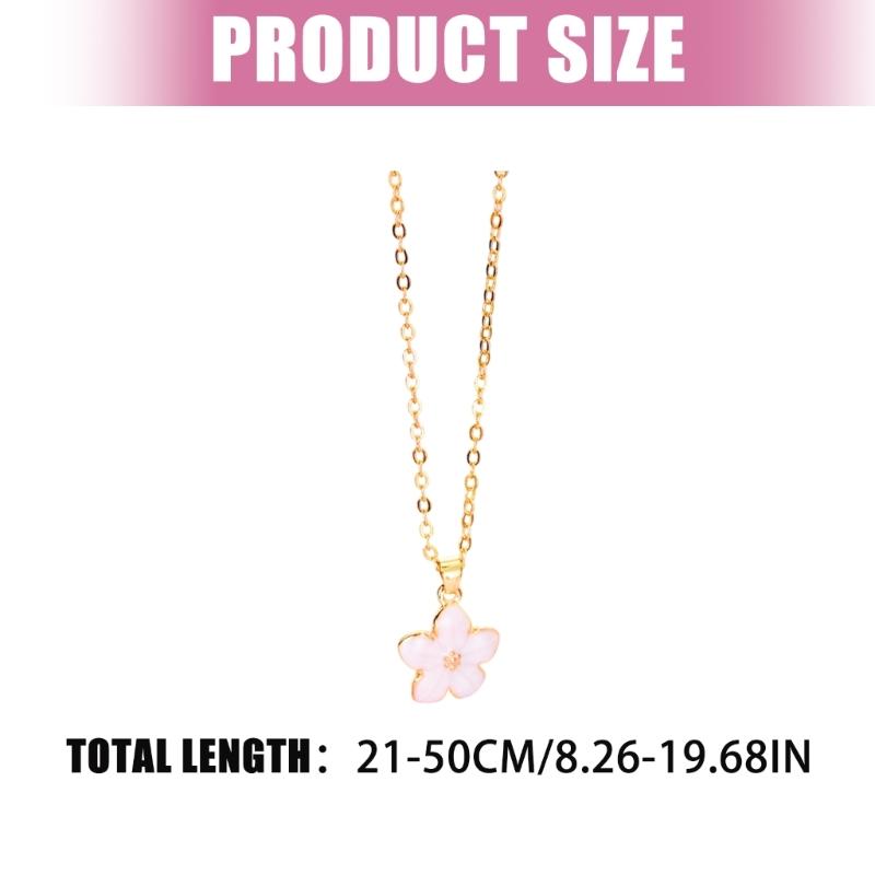 Elegant Cherry Pendant Necklace Dainty Alloy Chain Jewelry with Adjustable Length for Daily Wear and Special Occasions