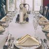 Handkerchief Luxury Soft Wedding Table Cloth Dinner Decor Faux Satin Cloth Square Table Napkins