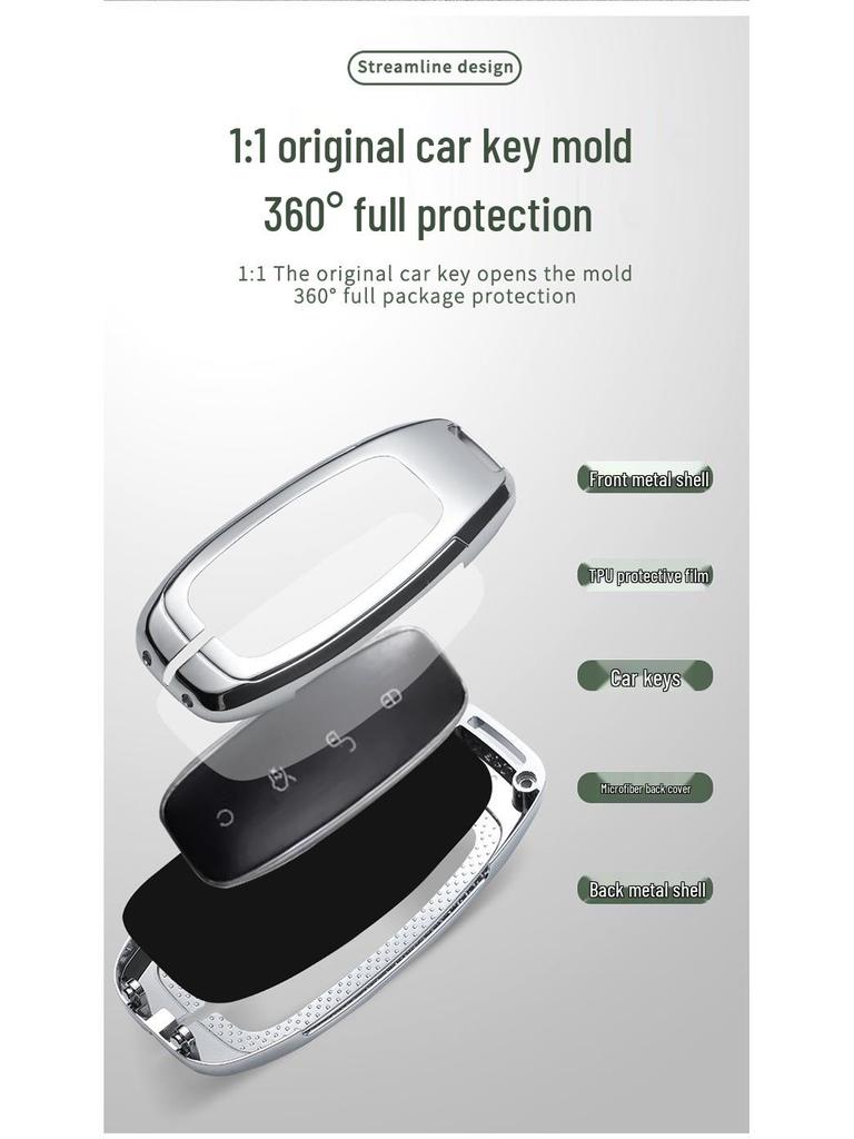 High-End Denza D9 Key Case: Full Protection Shell for 2022 Model