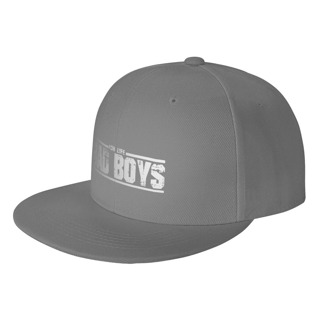 Mode Bad Boys Für Live Weißes Logo Flacher Schirm Sonnenhut Sport Und Fitness Golfhut Unisex