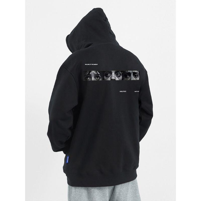 Wassup World Peace Heavyweight Hoodie Men's Hooded Autumn/Winter 2025 New Trendy Brand Loose Casual Top Jacket