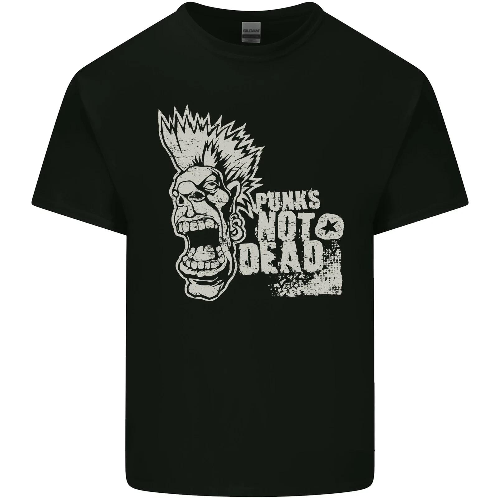 

Punks Not Dead Punk Rock Music Kids T-Shirt Childrens S