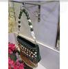 Ladies Embroidered Purse & Green Handbag Designer Partywear Wedding Gift Clutch Luxury Bride Evening Bag Bridesmaid Gift for Her Friend Mom