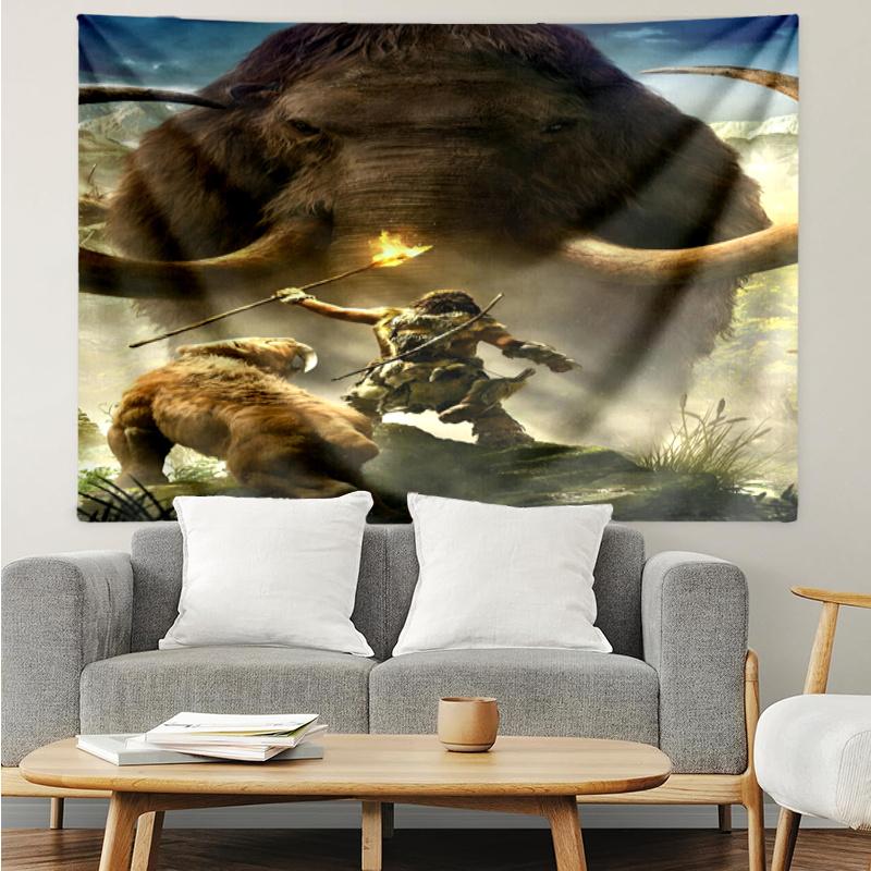 Far Cry Print Tapestry, Backdrop, Easy Setup, Ideal for Bedroom, Office & Living Room, with Aesthetic Wall Hanging Decor.