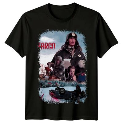 Fargo (1996) Movie Poster Inspired T-Shirt Retro Classic Film Graphic Tee Unisex