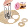 Doughnut Mold Non-sticky Food Grade Multifunctional DIY Stainless Steel Cake Bread Pastry Cutter Maker Mould Kitchen Supplies