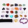 2025 Christmas Crystal Stone Gift Box 24 Days Christmas Countdown Jewelry Stamping Crystal Set for Kids Teens Adults