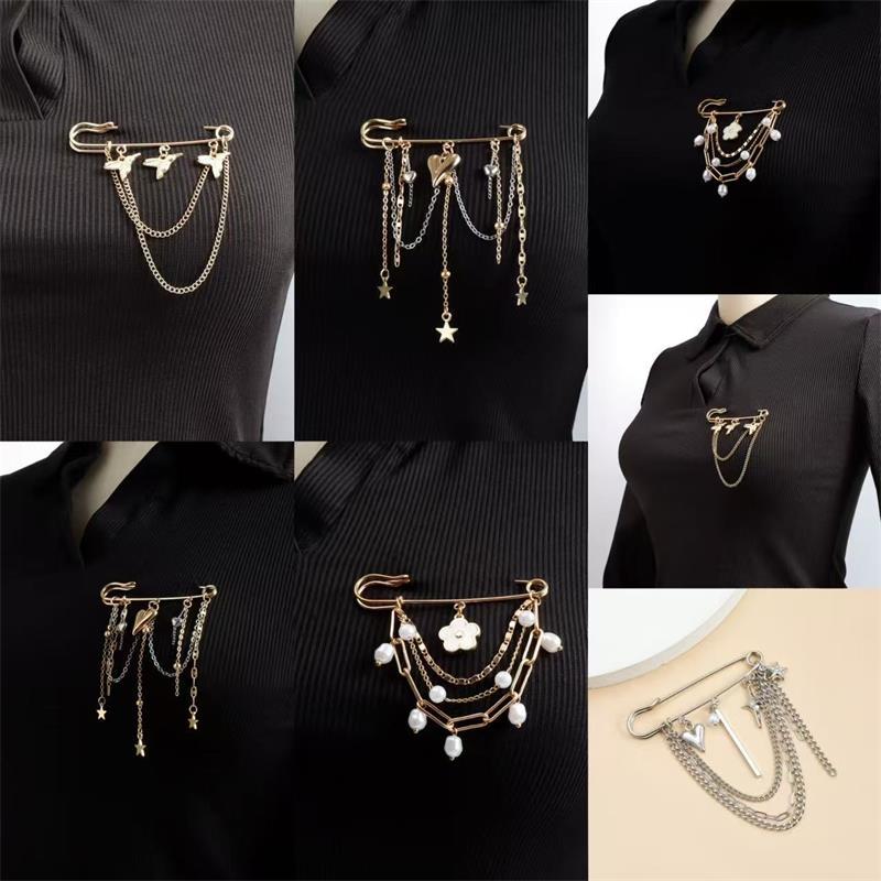Gioielli Retrò Diamante Stella Amore Perla Catena Frangia Spille Eleganti Abbigliamento Donna Decorazioni Accessori Ciondolo Borsa Spille Completo Regalo