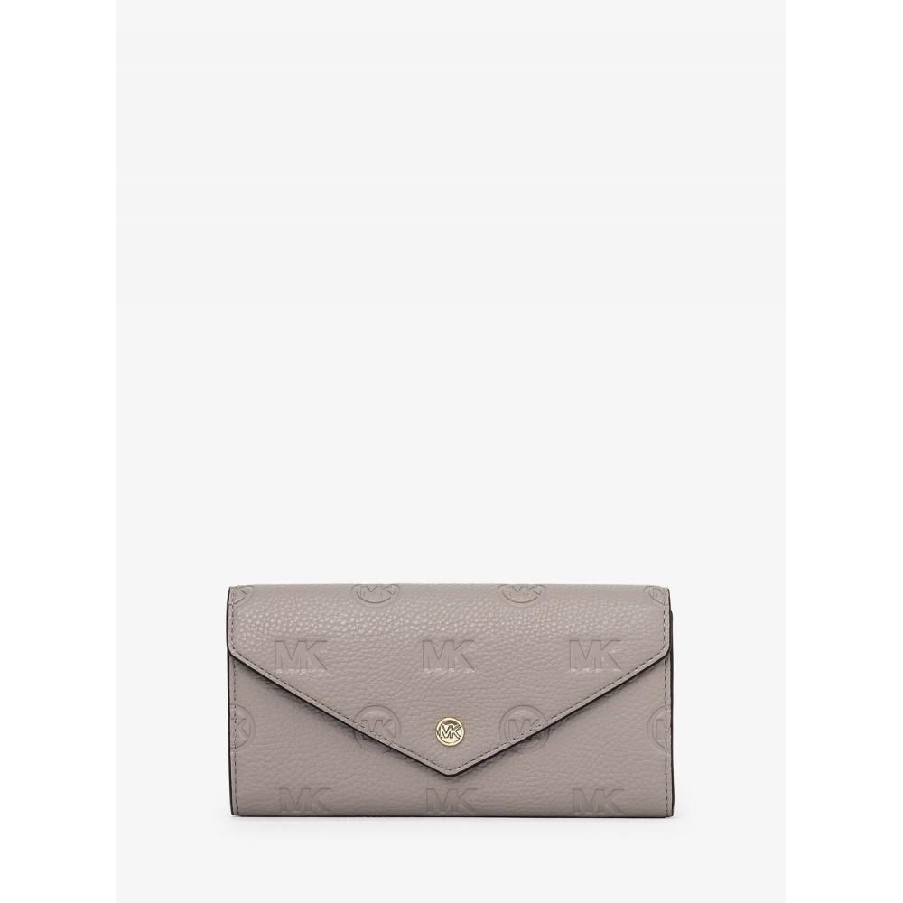 

Michael Kors Jet Set Travel Envelope Continental Wallet Large 35r5gtve9l35 Pearl Grey F