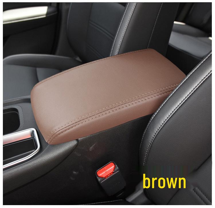 14th Gen 20-21 Sylphy Center Console Box Cover - Genuine Superfiber Leather Armrest Protector