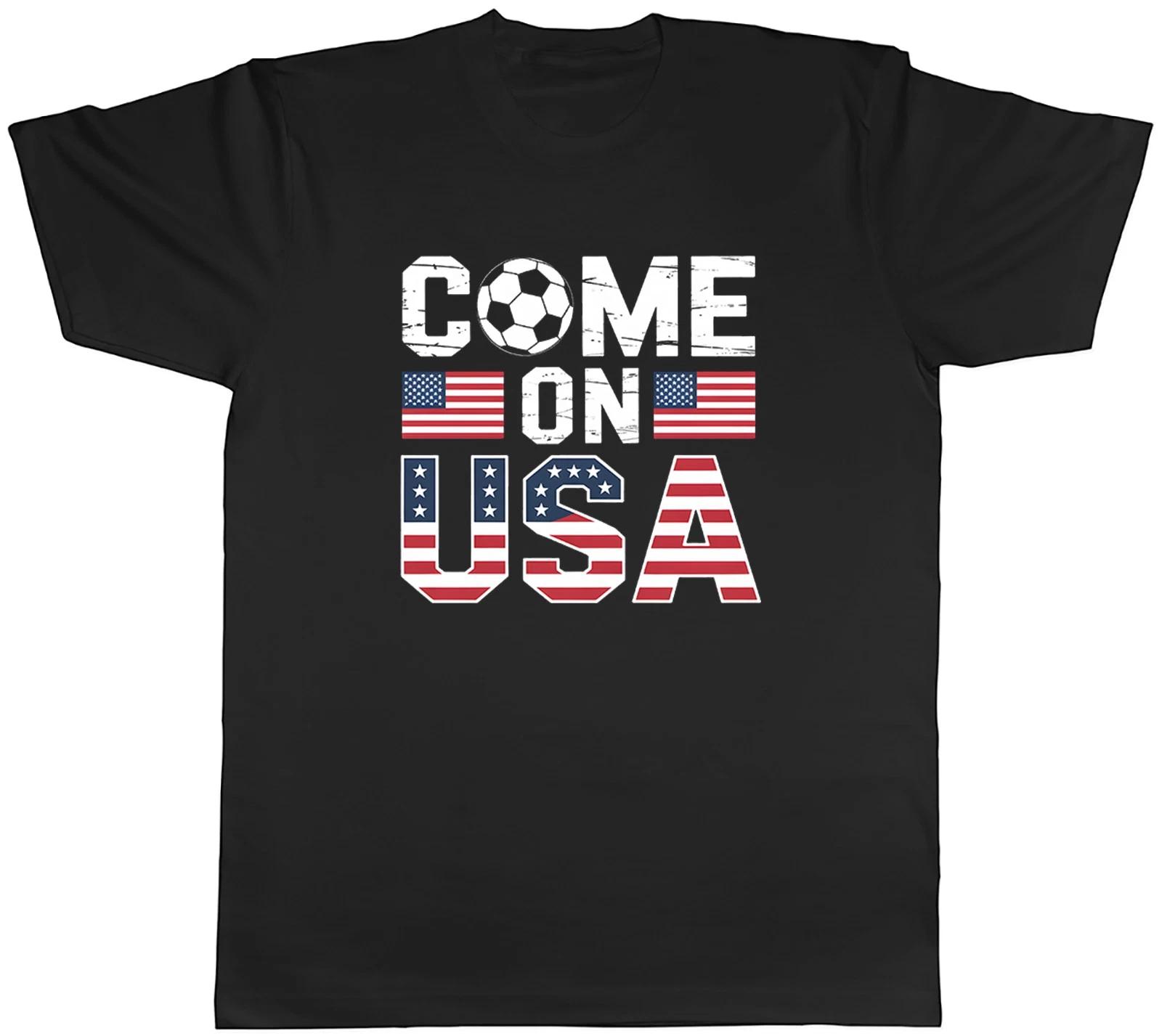 Come on USA Supporter Football Fan Mens T-Shirt Tee Gift Top L