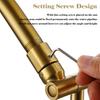 13-Inch Shower Head Arm, Gold, Stainless Steel, Adjustable, Locking Nut, 3-Year Warranty