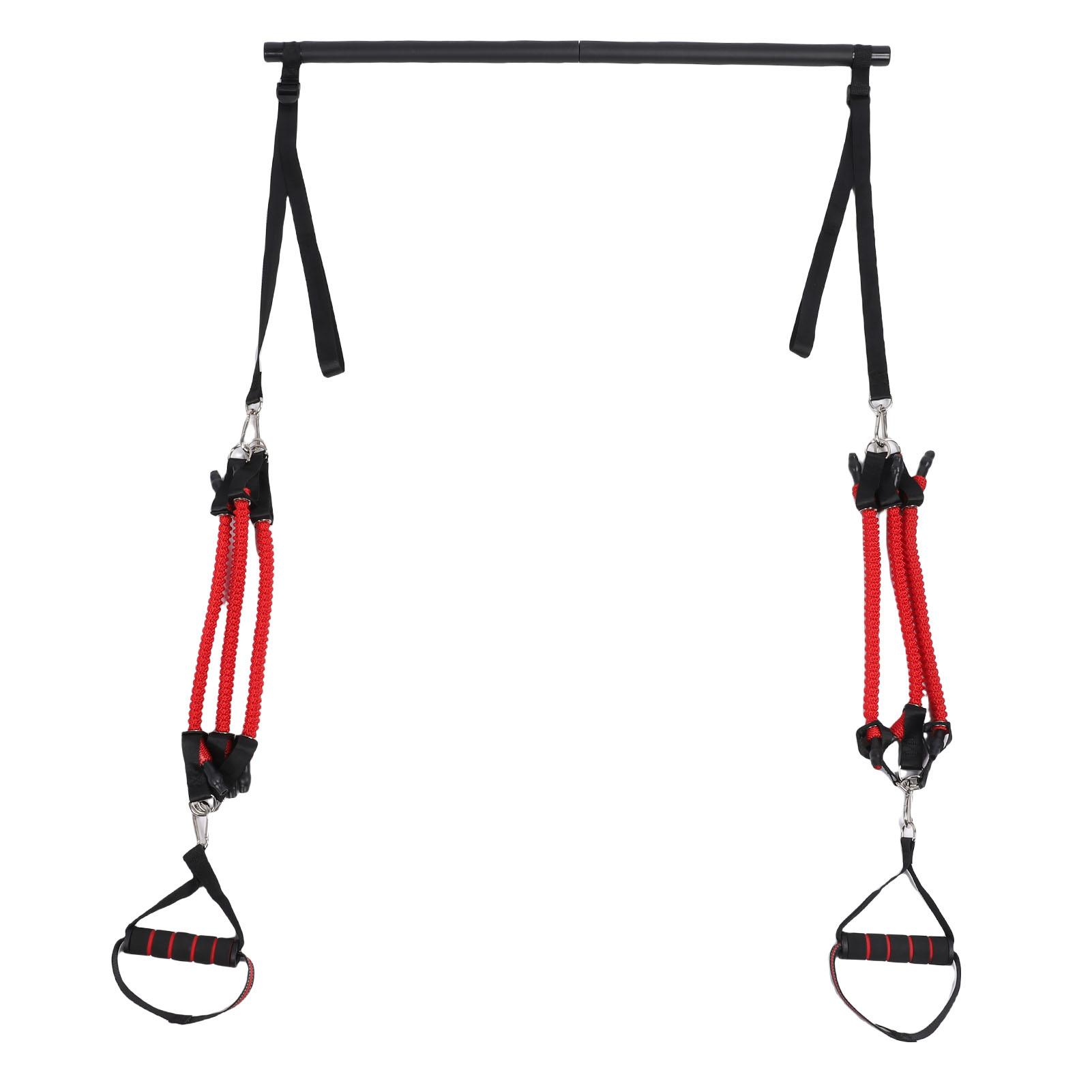 

Portable Pilates Bar Kit with Bands for Men Women Multifunctional Home Gym Support Full Body Workouts