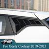 For Geely Coolray -2025 Blind Decorative Stickers Modified Triangle Window Trim Appearance Supplies Body Kits Accessories