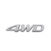 3D Premium New Design 4WD Displacement for All 4 Wheel Drive SUV Off-road Car Hood Fender Trunk Rear Bonnet Nameplate Decal Emblem Badge Sticker