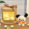 Small Particle Building Blocks - Educational Puzzle Figures & Ornaments for Kids' Birthday Gifts