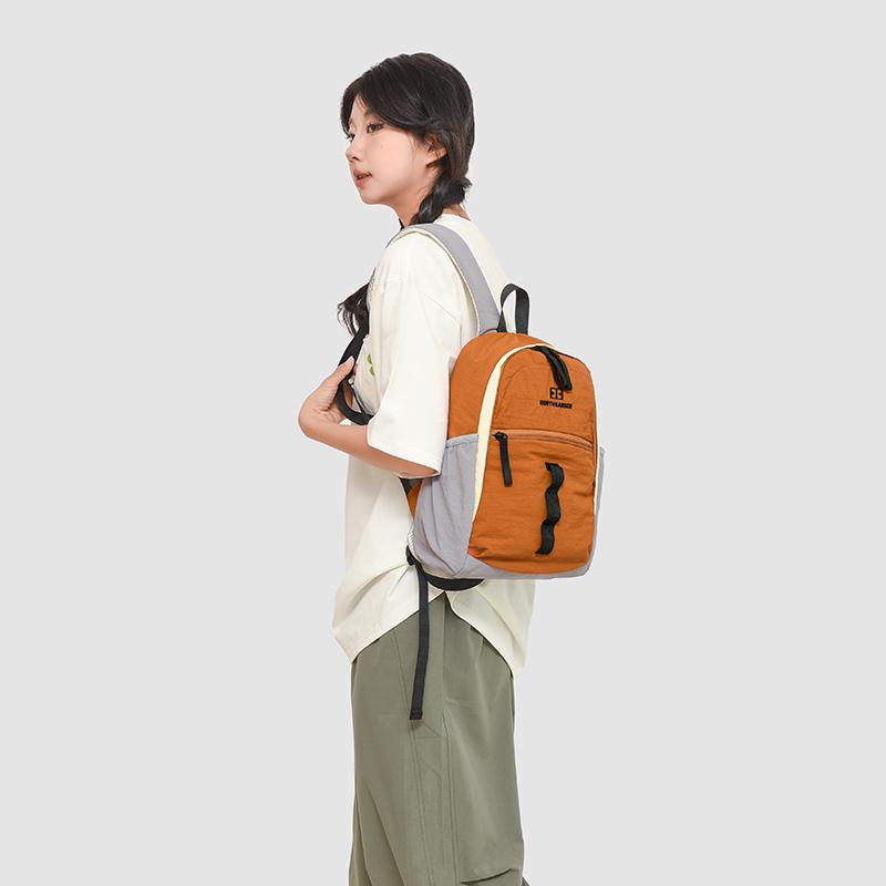 Contrast Color Student Schoolbag Women's Backpack Travel Bag