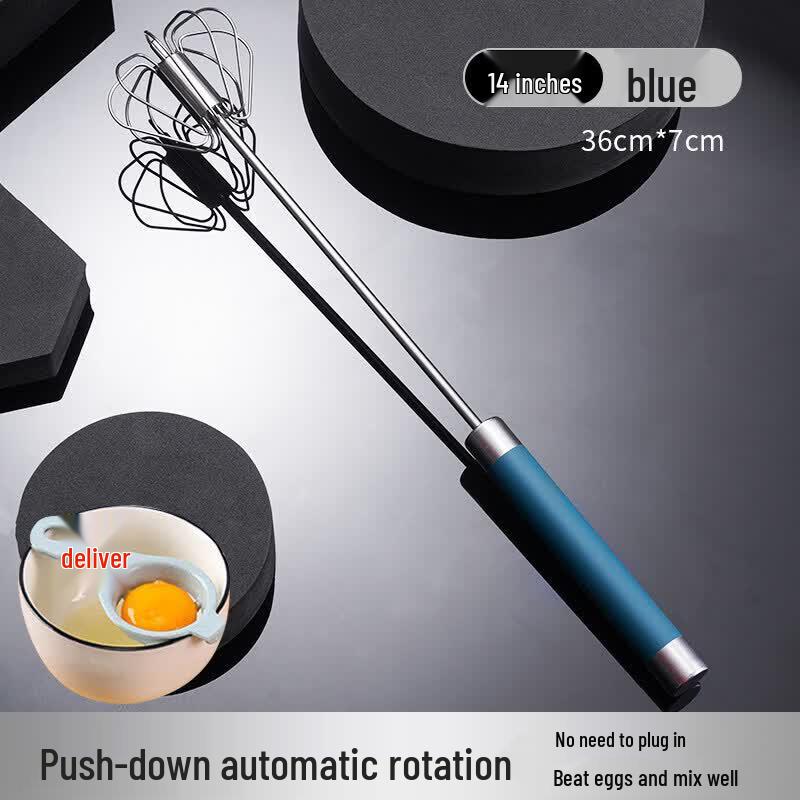 Semi-automatic Stainless Steel Handheld Whisk