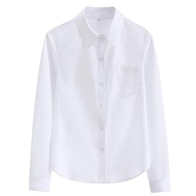 Women's Summer School Uniform Short Sleeve JK Style Shirt for Middle School Students