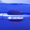 Bil Dörrklistermärke Kolfiber Repor Bil Handtag Skyddsfilm för Chevrolet Cruze Malibu Sail Spark Captiva Equinox Trax Tracker AVEO Lova Husbil