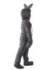 Children's Gray Plush Rabbit Halloween Costume Onesie Pajamas