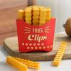Magnetic snack sealing clip can seal food bag yellow 12PCS