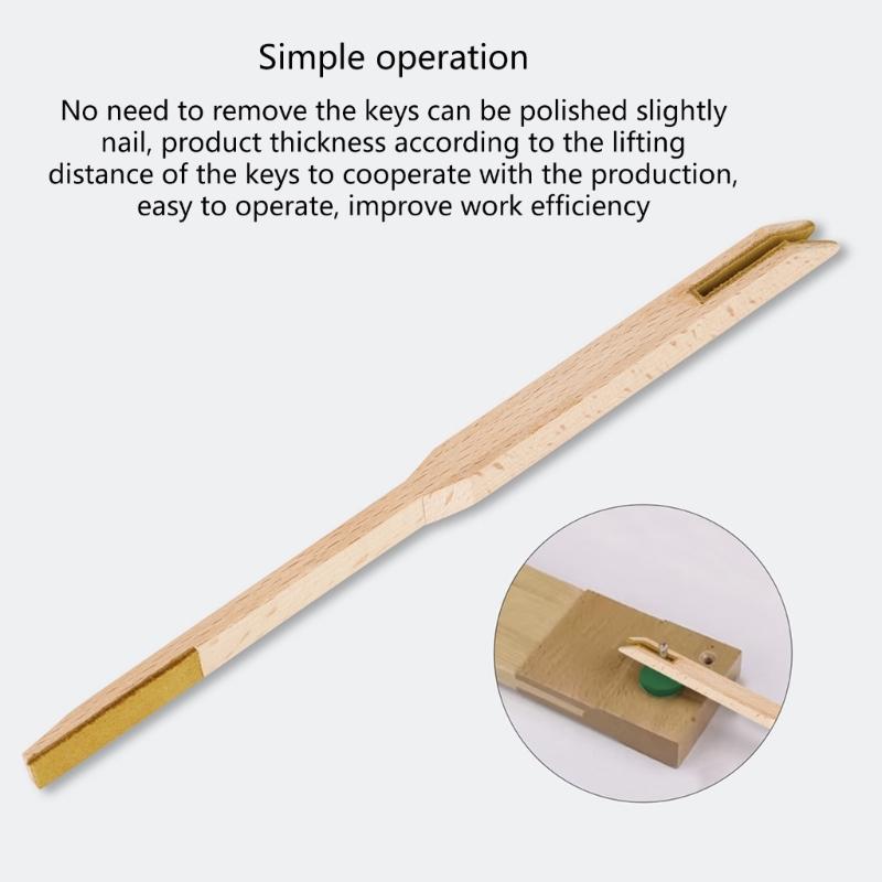 Piano Tuning Repairing Tool Round Pin Flat Pin Polishing Tool Piano Maintenance Tool Musical Instrument Piano Accessory