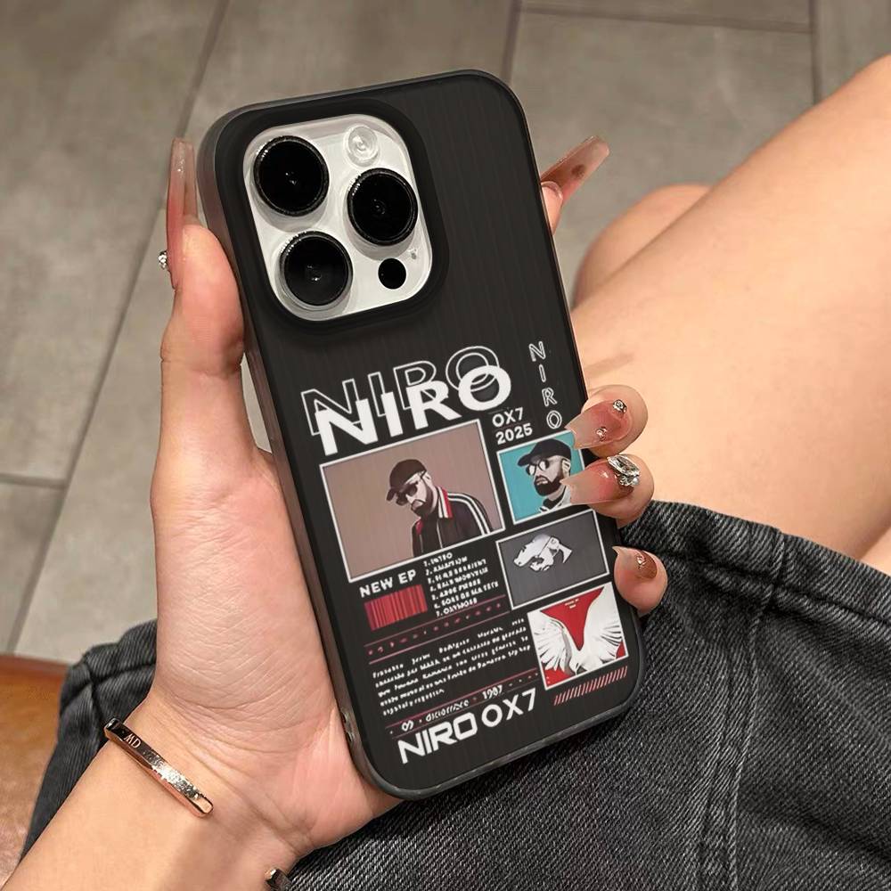 N-NIRO OX7 Phone Case For IPhone 17 16 15 14 Plus 13 12 11 Pro Max Pro Wave Corrugated Cover
