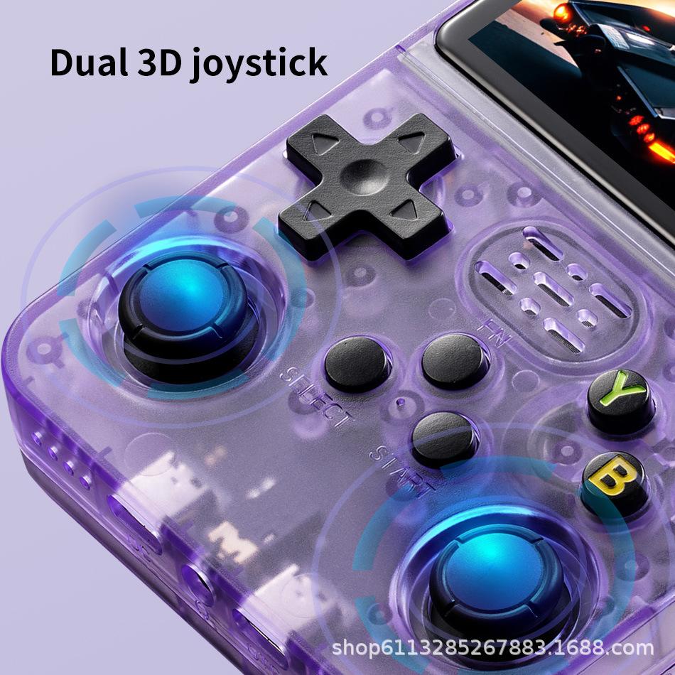 R36s Handheld Game Console - 3.5-inch IPS screen, supports over 15000+ games and 12 emulators (64GB)