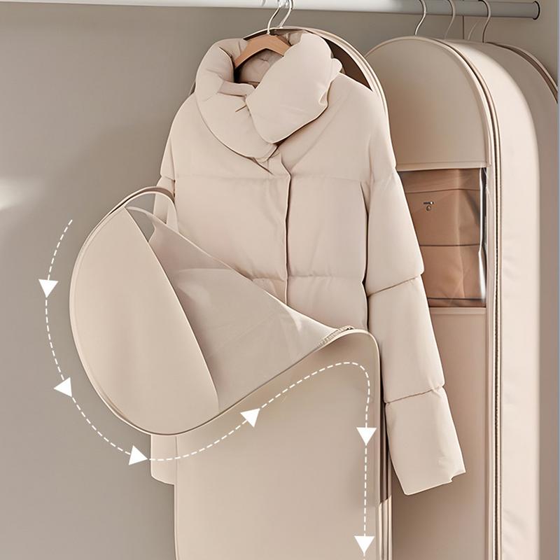 Dustproof Clothing Covers Waterproof Clothes Dust Cover Coat Suit Dress Protector Hanging Garment Bags Closet Organizer