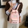 Bear Kids' Double-Shoulder Bag  3D Flower Petal Butterfly Knot Handbag - Boys' and Girls' Small Schoolbag
