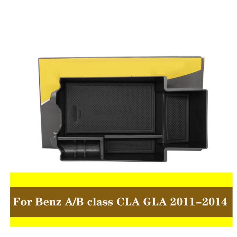 Interiér vozu Úložná schránka ve středové loketní opěrce Pro Mercedes Benz E Class W213 E200 300 2016- Pro Benz A/B class CLA GLA