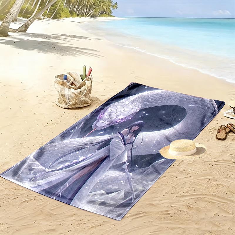 naruto Beach Towel, Lightweight Beach Towel, Tropical Style, Ideal Holiday Gift For Family
